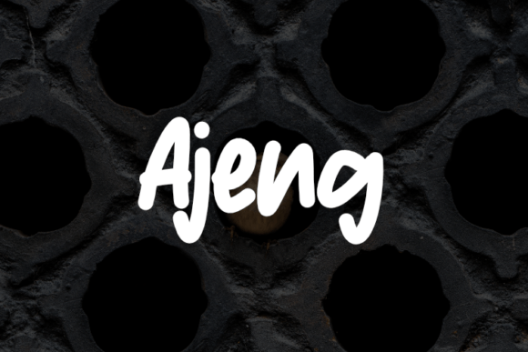 Ajeng: An Elegant Modern Font for Crafters and Product Creators