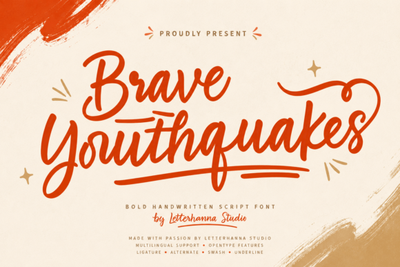 Brave Youthquakes: A Handwritten Font That Feels Like Home