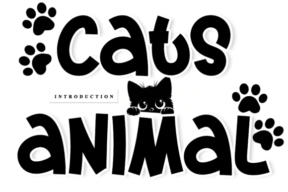 Cats Animal: A Handwritten Font for Digital Designers