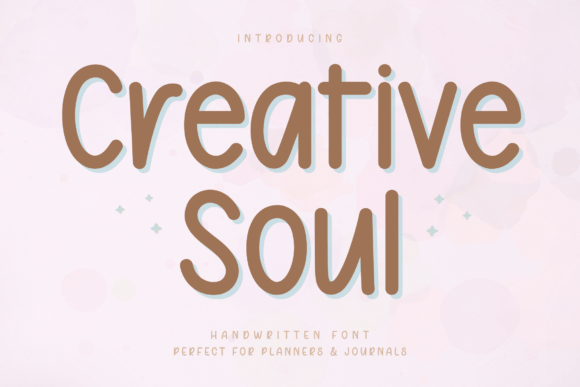 Creative Soul: A Soft Handwritten Font for Calm Branding