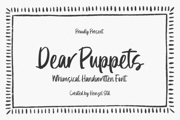 Dear Puppets: A Charming Font for Your Handmade Brand