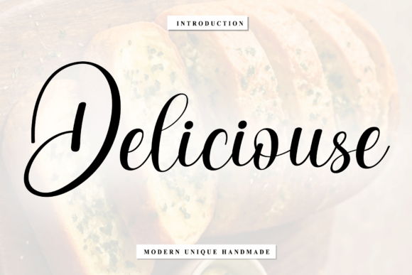 Deliciouse: A Handwritten Script Font for Web Designers