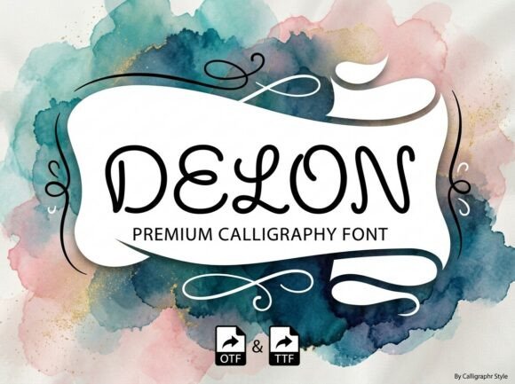Delon: A Fluid Display Typeface for Web Design