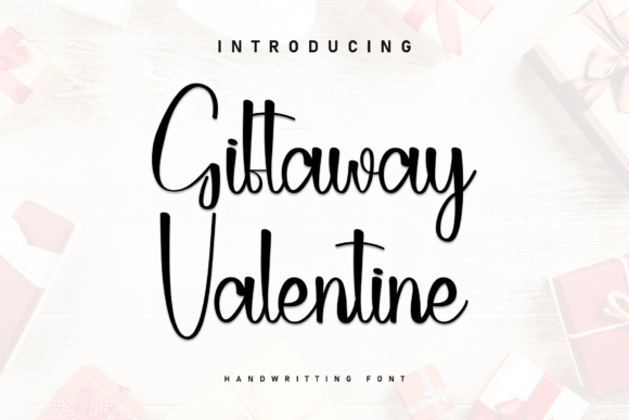 Giftaway Valentine: The Typography of a Heartfelt Campaign