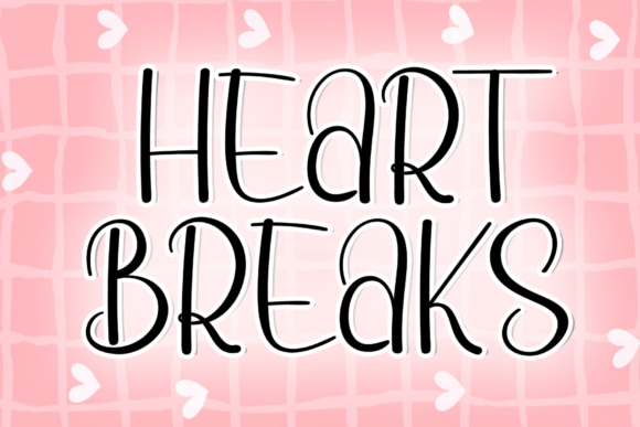 Heart Breaks: A Handwritten Font with a Soulful Touch