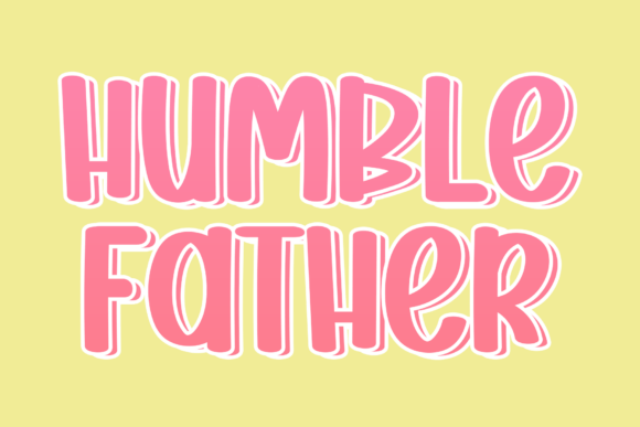 Humble Father Font: A Script Typeface for Elegant Branding