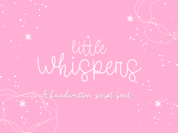 Little Whispers: A Gentle Script Font for Web Design