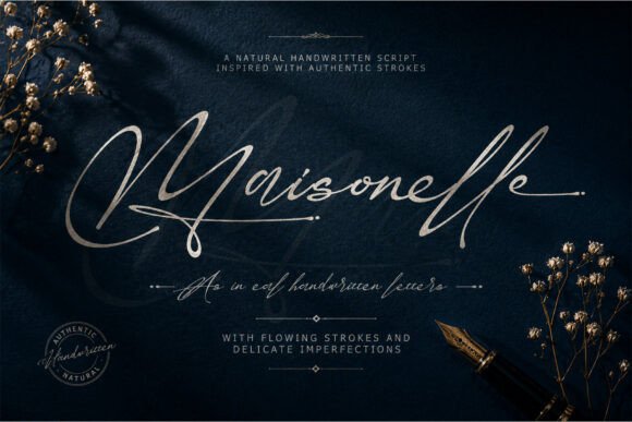 Maisonelle: A Signature Script Font for Brand Storytelling