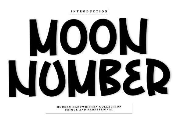 Moon Number: A Handwritten Font for Campaigns That Feel Personal