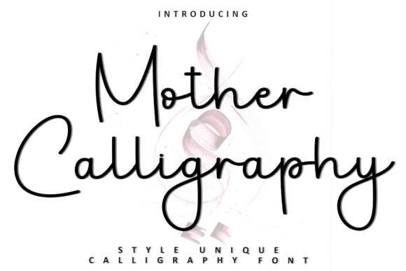 Mother Calligraphy: A Soft Script Font for Editorial Warmth