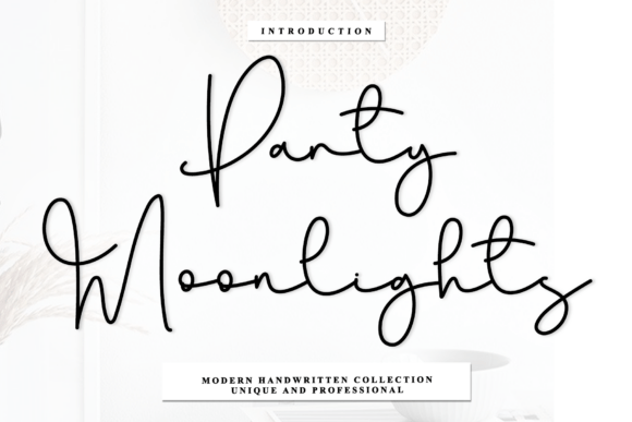 Party Moonlights: A Handwritten Script Font for Campaign Clarity
