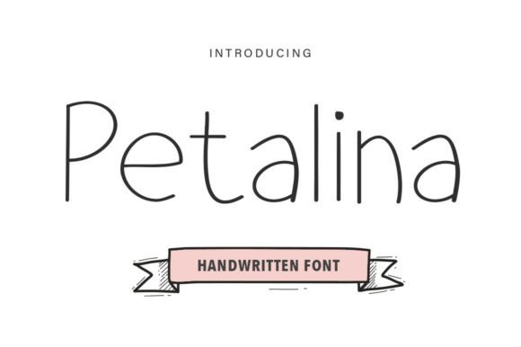 Petalina: A Delicate Handwritten Font for Editorial Design