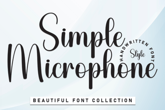 Simple Microphone Font: Sweet Handwritten Type for Brands