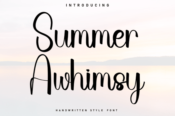 Summer Awhimsy: A Handwritten Font for Your Brand’s Unique Personality