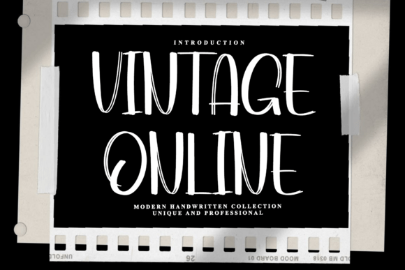 Vintage Online: A Script Font for Digital Creatives